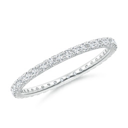 Eternity Silver Diamond Rings