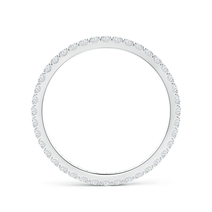 1.4mm GVS2 Fishtail-Set Diamond Eternity Wedding Ring in 70 White Gold - side 199