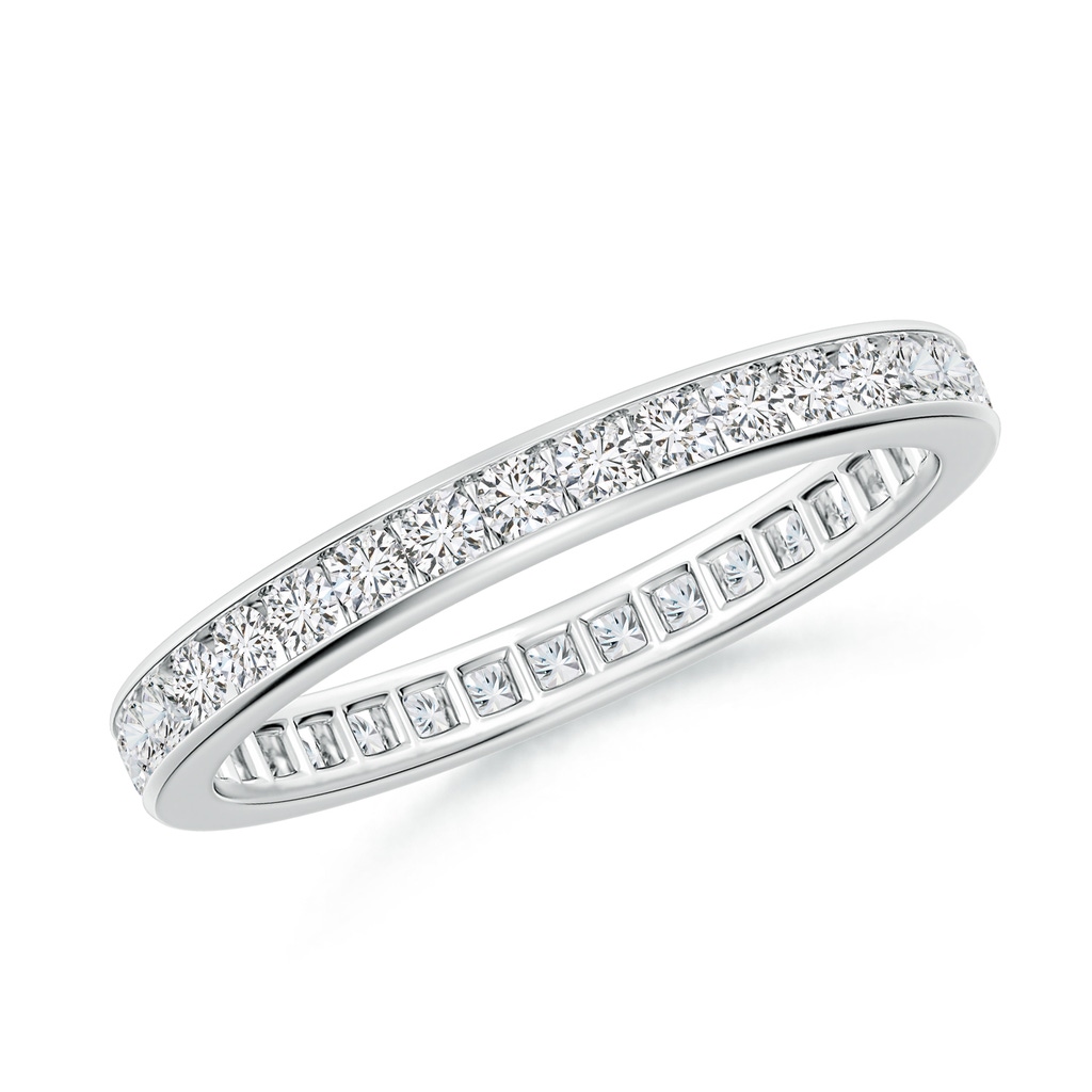 1.7mm HSI2 Channel-Set Diamond Eternity Wedding Ring in 70 P950 Platinum