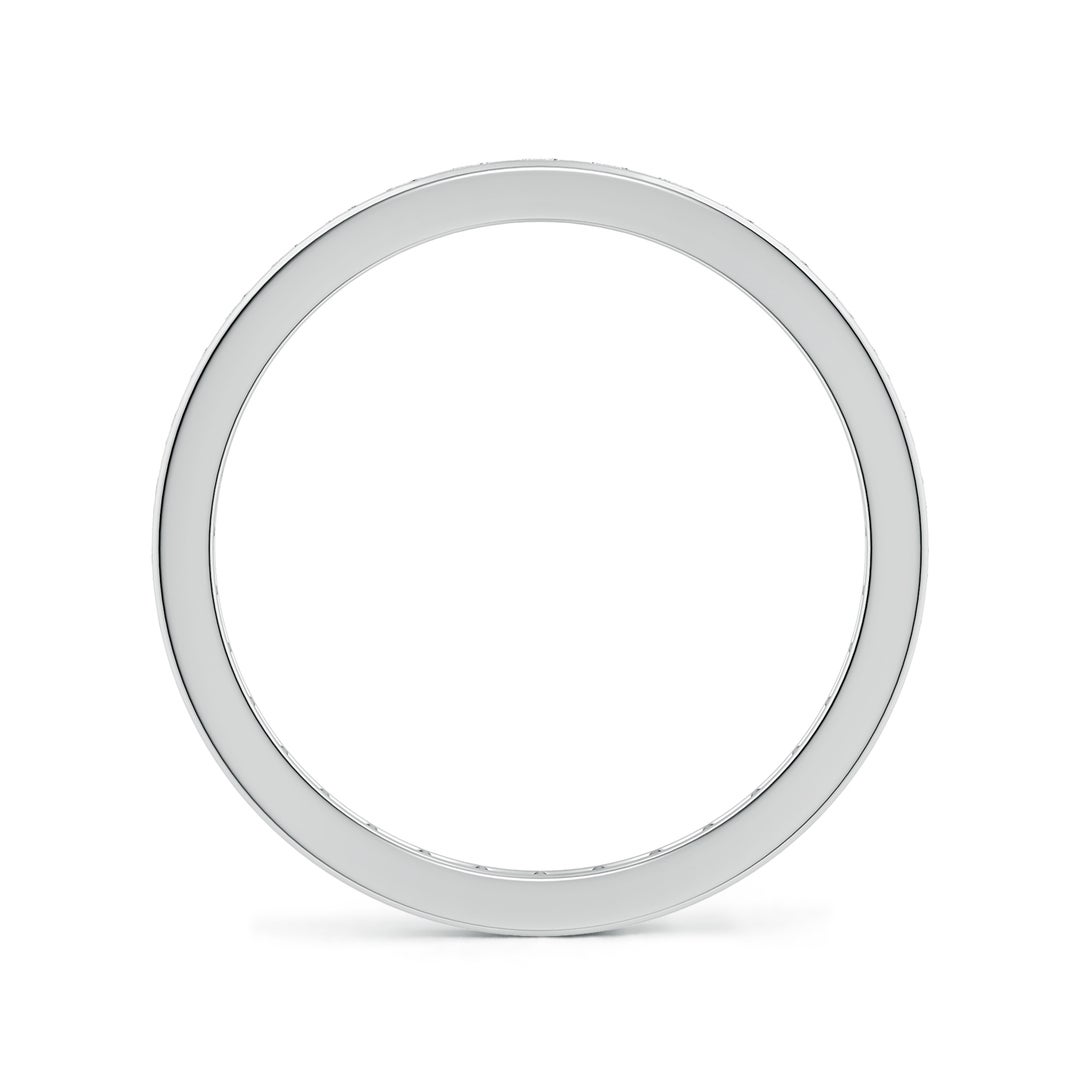 1.7mm HSI2 Channel-Set Diamond Eternity Wedding Ring in 70 P950 Platinum - side 3