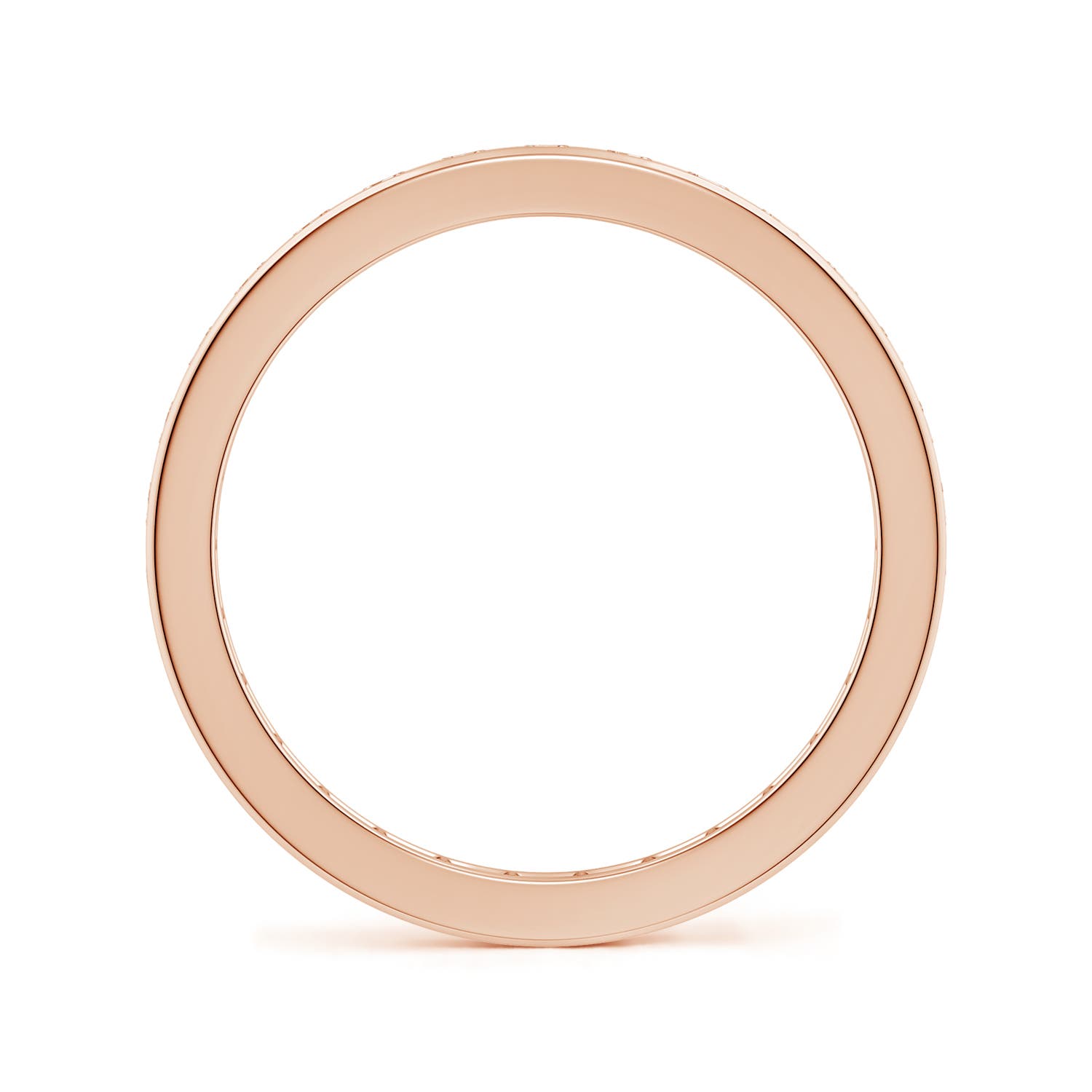 2mm KI3 Channel-Set Diamond Eternity Wedding Ring in 75 Rose Gold
