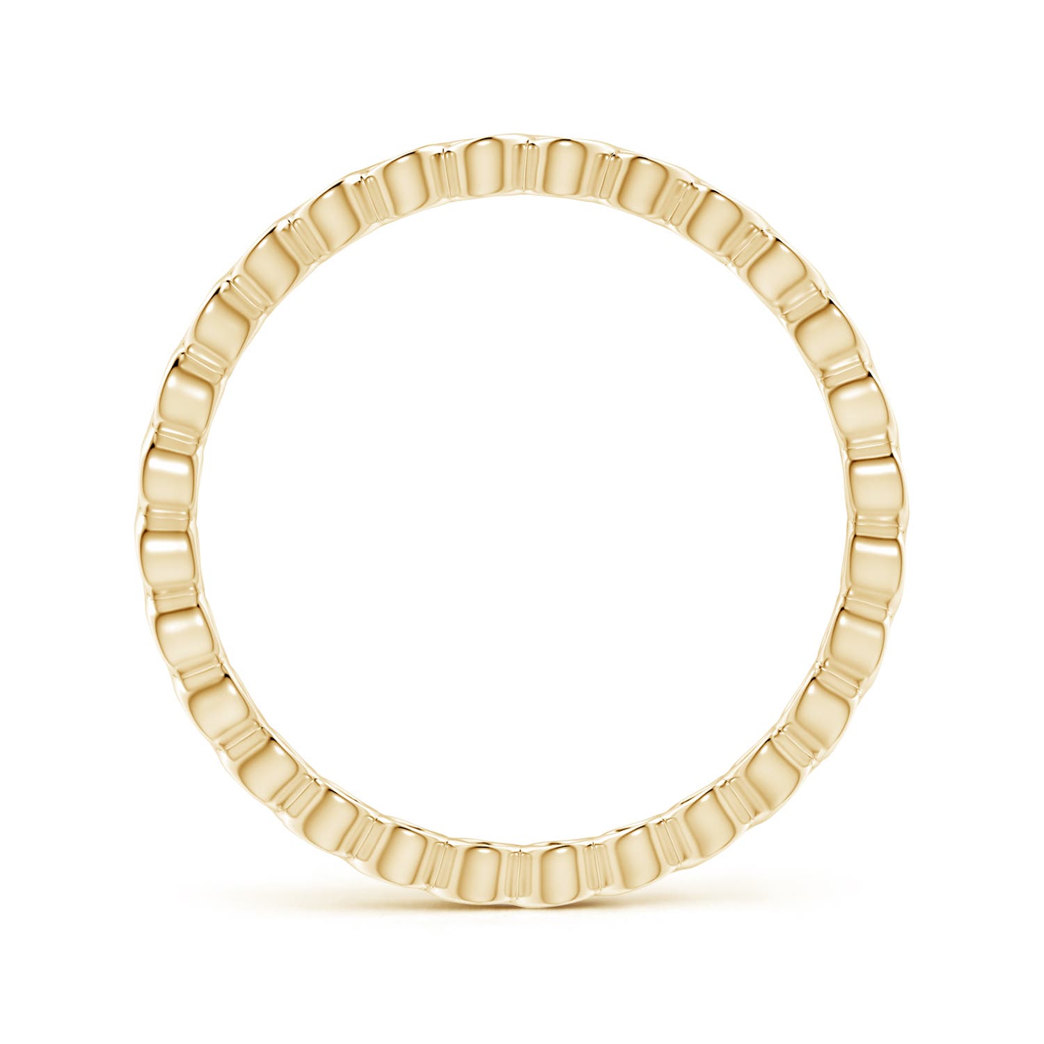 1.45mm GVS2 Bezel-Set Diamond Eternity Stackable Ring in 50 18K Yellow Gold