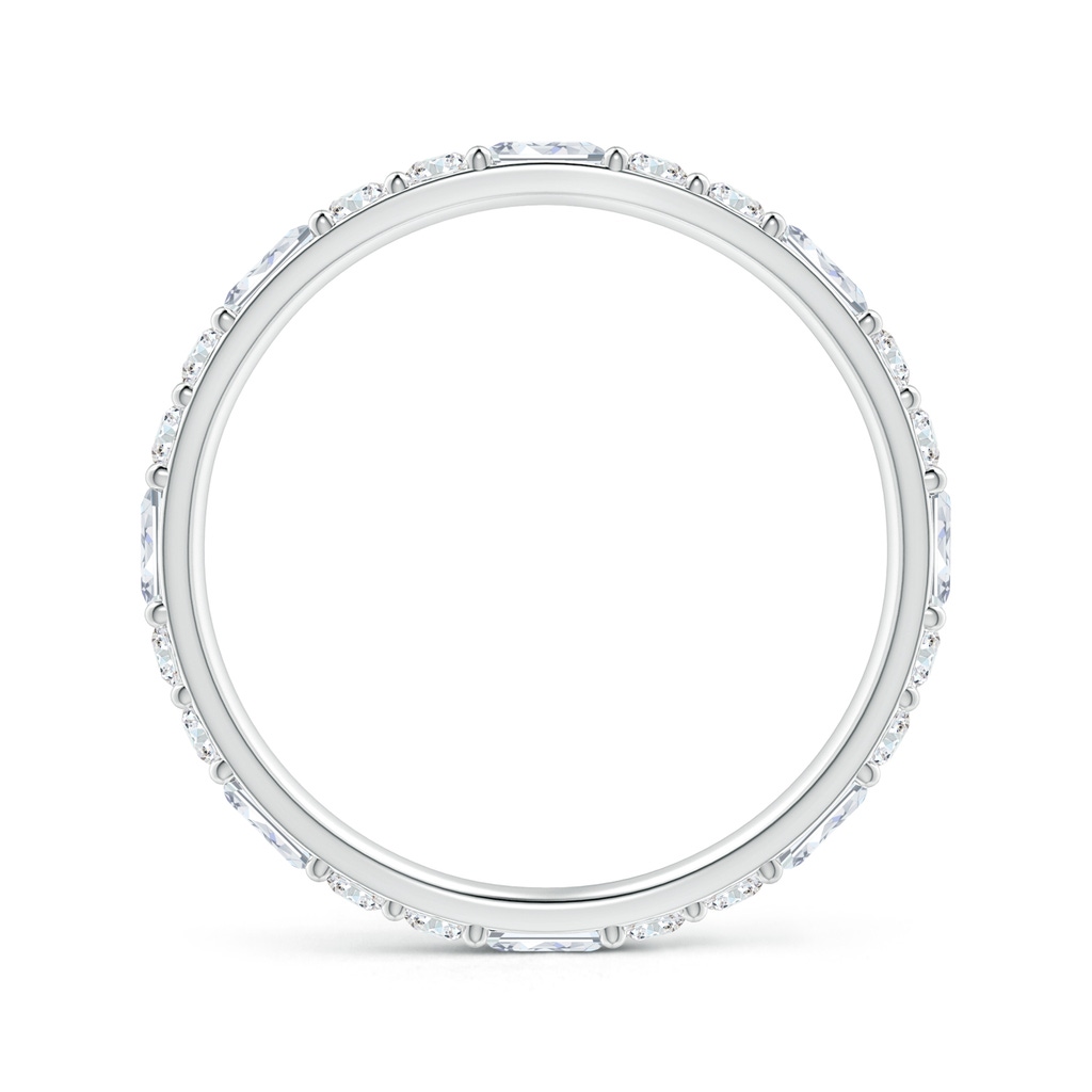 3x1.5mm GVS2 Baguette and Round Diamond Eternity Wedding Ring in 60 P950 Platinum - side 199
