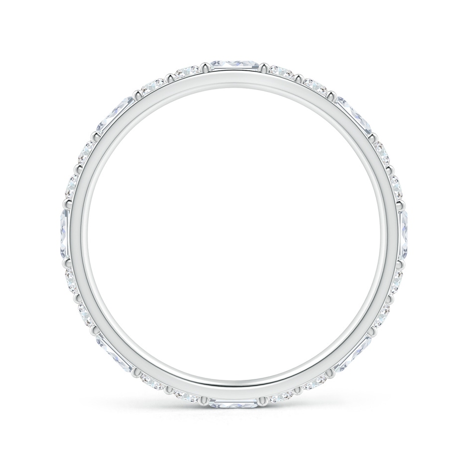 3x1.5mm GVS2 Baguette and Round Diamond Eternity Wedding Ring in 60 P950 Platinum side 199
