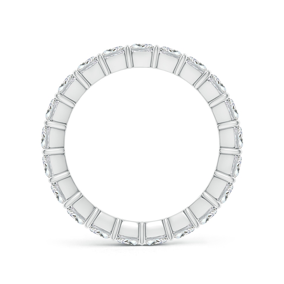 4x3mm HSI2 North-South Radiant-Cut Diamond Classic Eternity Wedding Band in 60 White Gold side 199