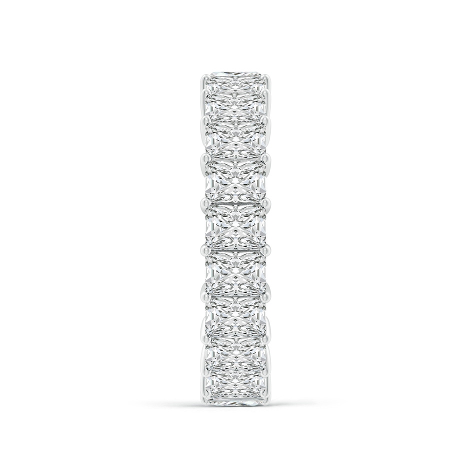 4x3mm HSI2 North-South Radiant-Cut Diamond Classic Eternity Wedding Band in 60 White Gold side 299