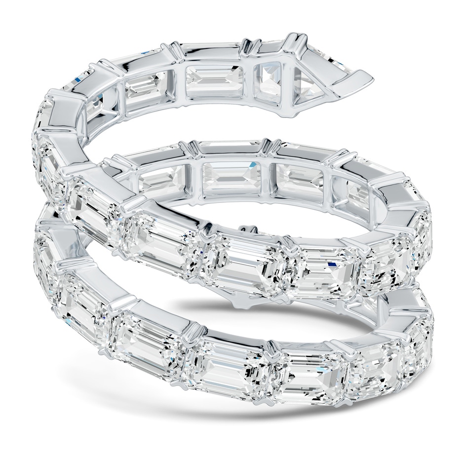 4.5x3mm HSI2 The Davis Standard Snake Diamond Ring in 65 White Gold side 199