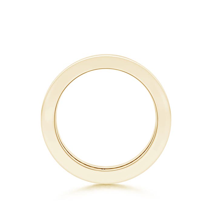 2mm AAA Channel Set Ruby and Diamond Eternity Wedding Ring in 70 Yellow Gold - side 2