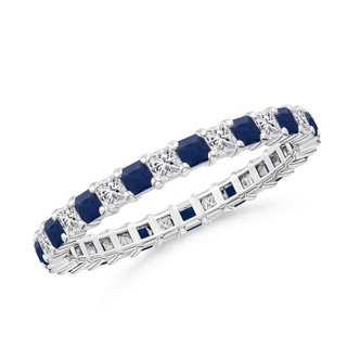 Square A Blue Sapphire