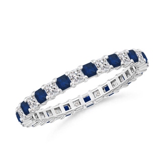 Square AA Blue Sapphire