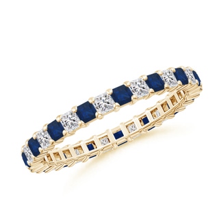 Square AA Blue Sapphire