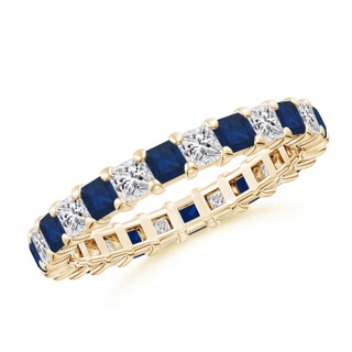 Square AA Blue Sapphire