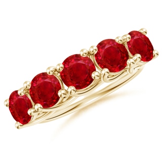 Round AAA Ruby