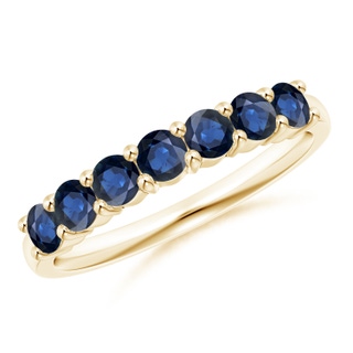 Round AA Blue Sapphire