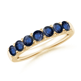 Round AA Blue Sapphire