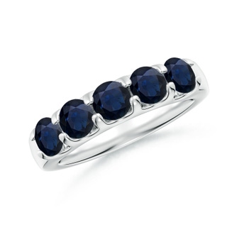 Round A Blue Sapphire