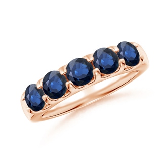 Round AA Blue Sapphire