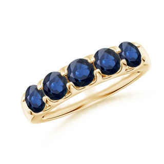 Round AA Blue Sapphire