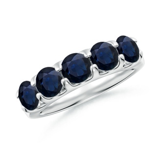 Round A Blue Sapphire
