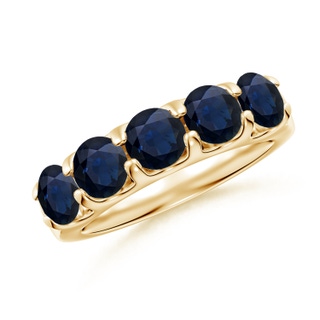 Round A Blue Sapphire