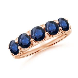 Round AA Blue Sapphire