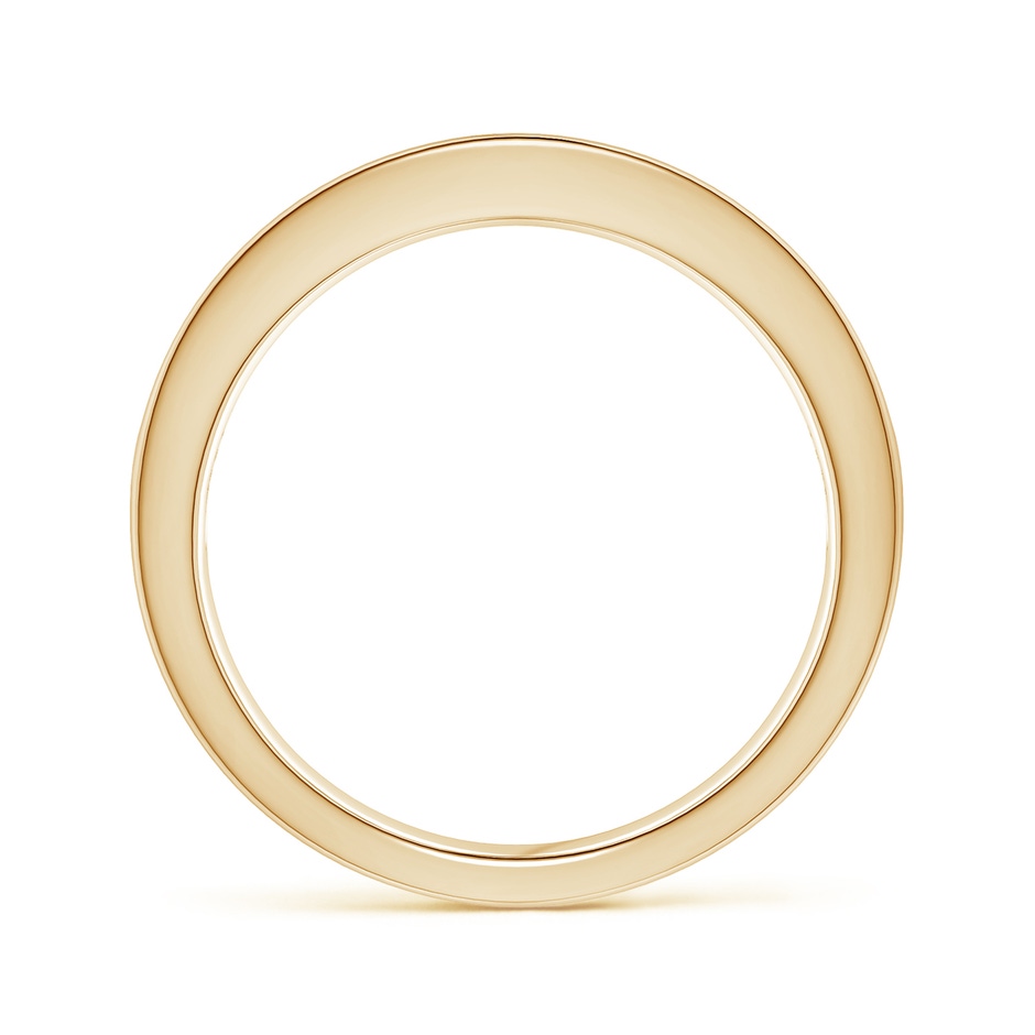 2.4mm A Channel Set Square Emerald Half Eternity Ring in Yellow Gold side 199