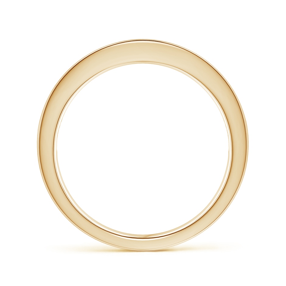 2mm AA Channel Set Square Sapphire Half Eternity Ring in Yellow Gold side 199