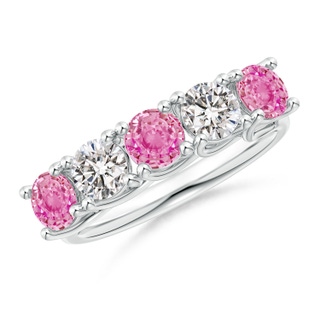 Round AA Pink Sapphire