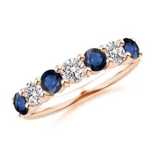 Round AA Blue Sapphire