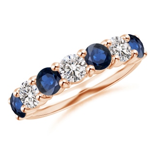Round AA Blue Sapphire