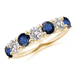 Round AA Blue Sapphire