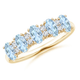Oval AA Aquamarine
