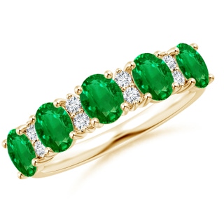 Oval AAAA Emerald