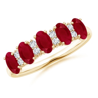 Oval AA Ruby
