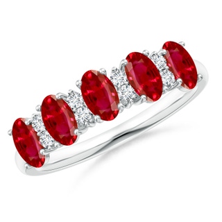 Oval AAA Ruby