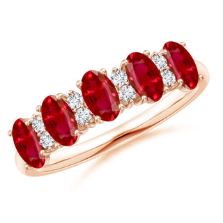 Oval AAA Ruby