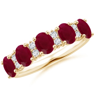 Oval A Ruby