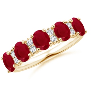 Oval AA Ruby