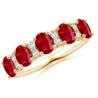 Oval AAA Ruby