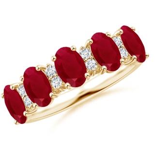 Oval AA Ruby