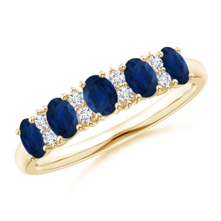 Oval AA Blue Sapphire