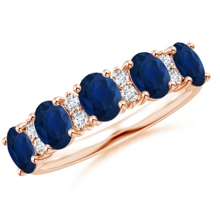 Oval AA Blue Sapphire