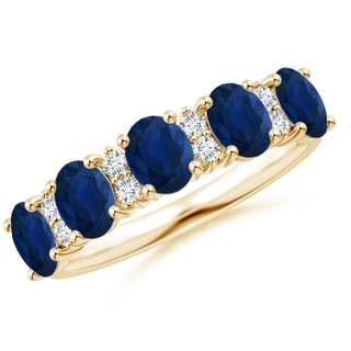 Oval AA Blue Sapphire