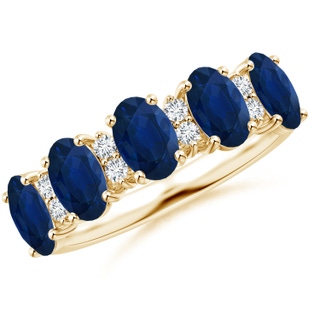 Oval AA Blue Sapphire