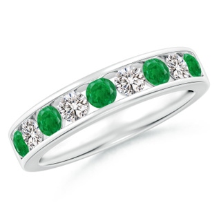 Round AA Emerald