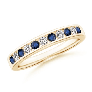 Round AA Blue Sapphire