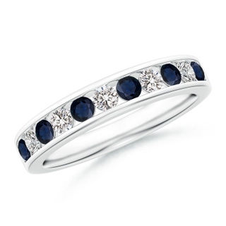 Round A Blue Sapphire