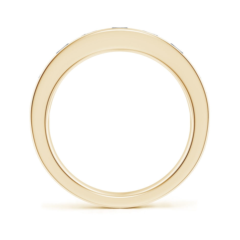 3.5mm AA Channel Set Sapphire and Diamond Semi Eternity Ring in Yellow Gold side 199