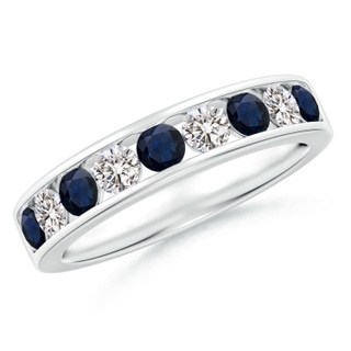 Round A Blue Sapphire