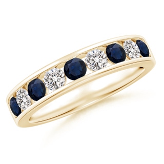 Round A Blue Sapphire
